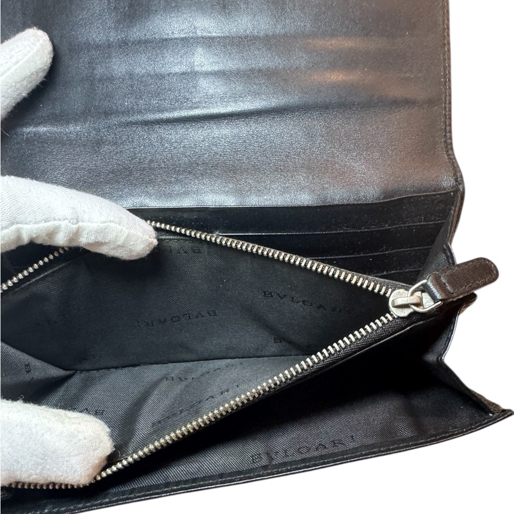Bvlgari Herringbone Wallet - Picture 5 of 7